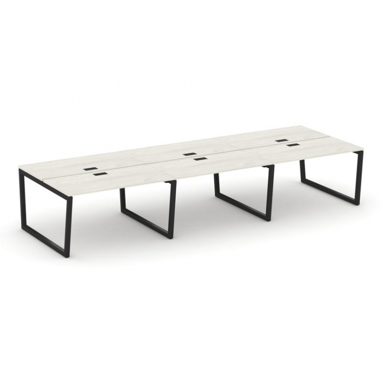 Style Project Рабочая станция 2-х сторон. SN-5T2.DRS-082 Дуб Наварра/Металл Черный/Заглушка Пластик