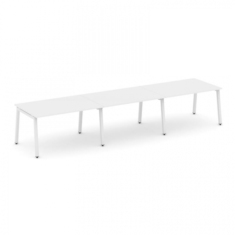 Style Project Стол переговорный SN-5A.SPRG-021.3 Белый/Металл Белый 2940*980*750