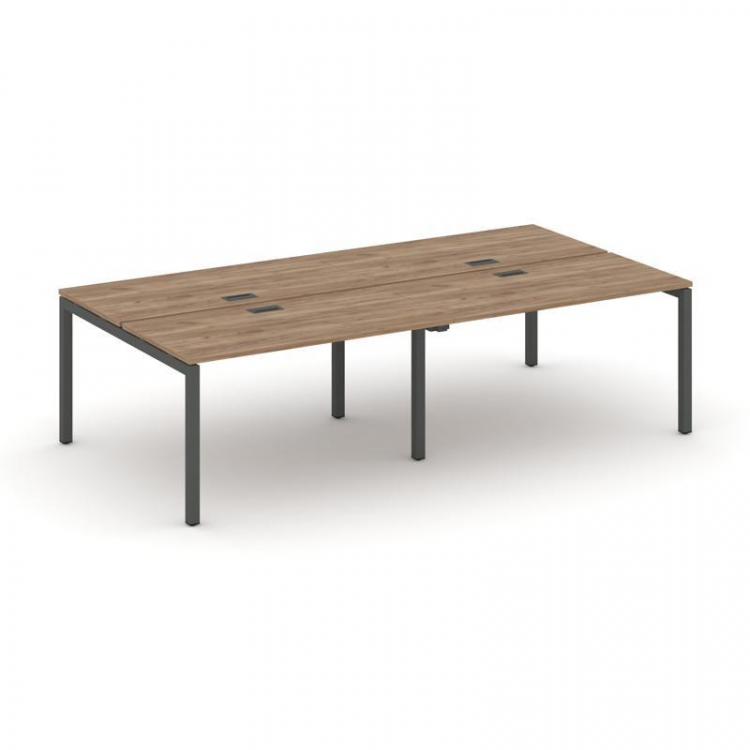 Style Project Рабочая станция 2-х сторон. SN-5P.DRS-033 Дуб Табак/Металл Антрацит 2760*1232*750