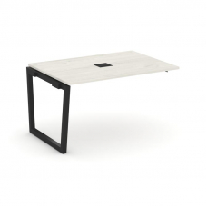 Style Project Проходной наб. элем. перег. стола SN-5T2.NSPRG-001 Дуб Наварра/Металл Черный/Заглушка