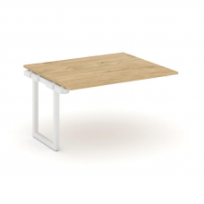 Style Project Проходной наб. элем. перег. стола SN-5O.NSPRG-034.3 Тиквуд Светлый/Металл Белый 1580*1