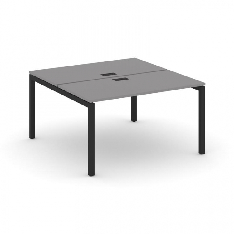 Стайл Проджект Рабочая станция двухсторонняя SN-5P.DRS-024 Серый Пепел/Металл Черный 1580*1632*750