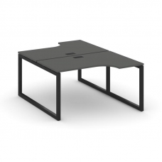 Style Project Рабочая станция эргоном. SN-5O.DRPA-002 Антрацит/Металл Черный 1580*1232/1992*750