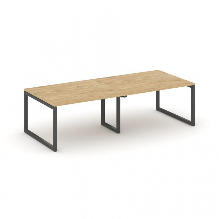 Стайл Проджект Стол переговорный SN-5O.SPRG-043.3 Тиквуд Светлый/Металл Антрацит 2760*1180*750