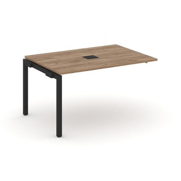 Style Project Проходной наб. элем. перег. стола SN-5P.NSPRG-001 Дуб Табак/Металл Черный 980*980*750