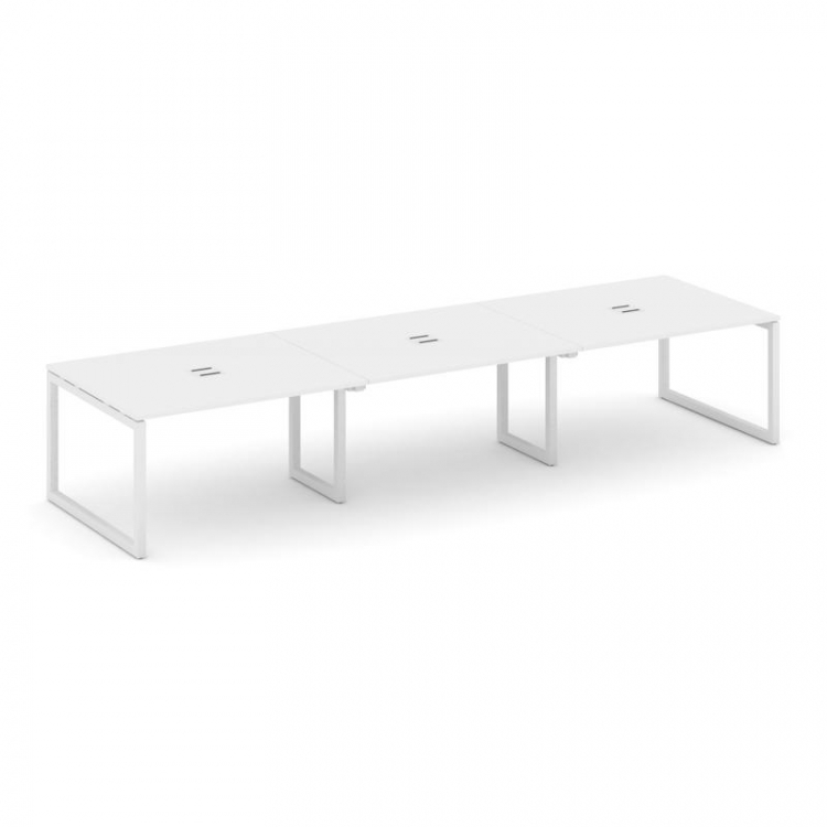 Стайл Проджект Стол переговорный SN-5O.SPRG-052 Белый/Металл Белый 3540*1180*750