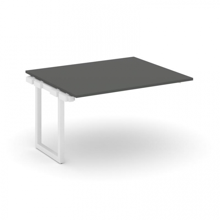 Style Project Проходной наб. элем. перег. стола SN-5O.NSPRG-034.3 Антрацит/Металл Белый 1580*1180*75