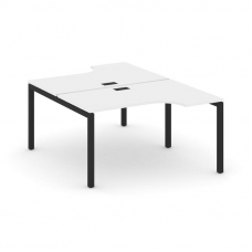 Style Project Рабочая станция эргоном. SN-5P.DRPA-022 Белый/Металл Черный 1580*1632/1992*750