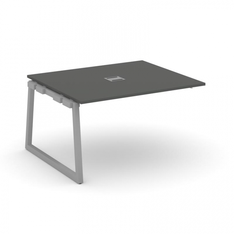 Style Project Проходной наб. элем. перег. стола SN-5T1.NSPRG-032 Антрацит/Металл Серый/Заглушка Мета