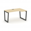 Style Project Стол рабочий эргоном. SN-5T2.SPA-021(R) Акация Лорка/Металл Антрацит/Заглушка Пластик