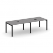 Стайл Проджект Стол переговорный SN-5P.SPRG-014 Серый Пепел/Металл Черный 3160*980*750