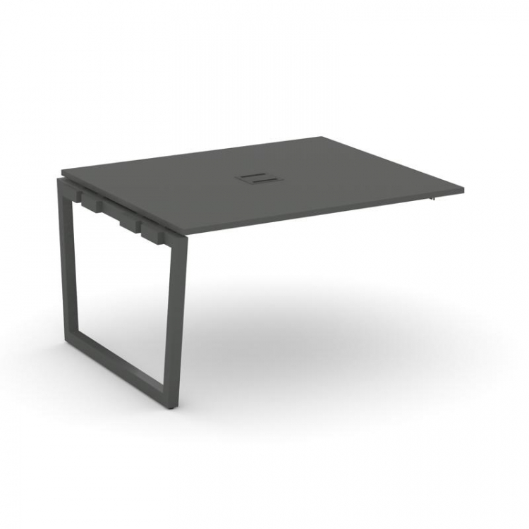 Style Project Проходной наб. элем. перег. стола SN-5T2.NSPRG-034 Антрацит/Металл Антрацит/Заглушка М