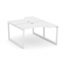 Style Project Рабочая станция эргоном. SN-5T2.DRPA-021 Белый/Металл Белый/Заглушка Пластик Белый 138