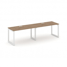 Style Project Рабочая станция 1 сторон. SN-5O.ORS-001 Дуб Табак/Металл Белый 1960*600*750