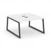 Style Project Рабочая станция 2-х сторон. SN-5T1.DRS-002 Белый/Металл Антрацит/Черный Пластик 1180*1