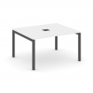 Style Project Стол переговорный SN-5P.SPRG-032 Белый/Металл Антрацит 1180*1180*750
