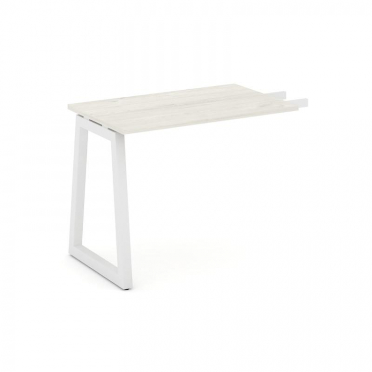 Style Project Брифинг-приставка SN-5T1.BR-005 Дуб Наварра/Металл Белый 1380*600*750