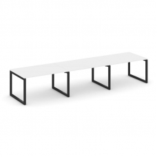 Style Project Стол переговорный SN-5O.SPRG-022.3 Белый/Металл Черный 3540*980*750