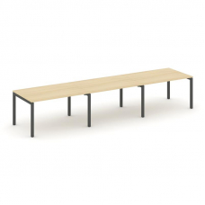 Style Project Стол переговорный SN-5P.SPRG-022.3 Акация Лорка/Металл Антрацит 3540*980*750