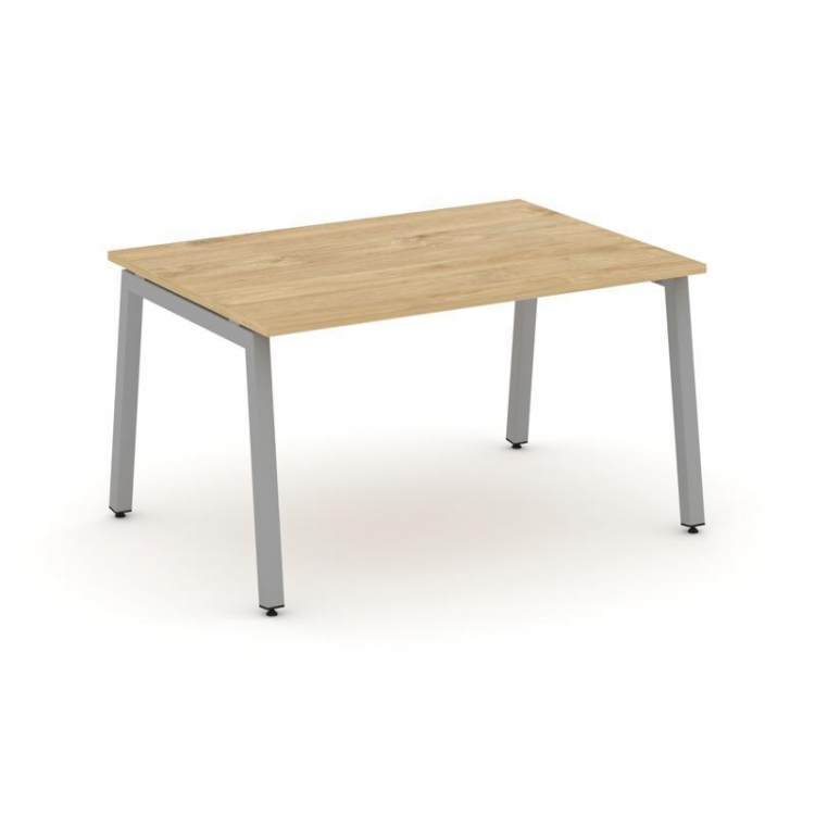 Style Project Стол переговорный SN-5A.SPRG-001.3 Тиквуд Светлый/Металл Серый 980*980*750