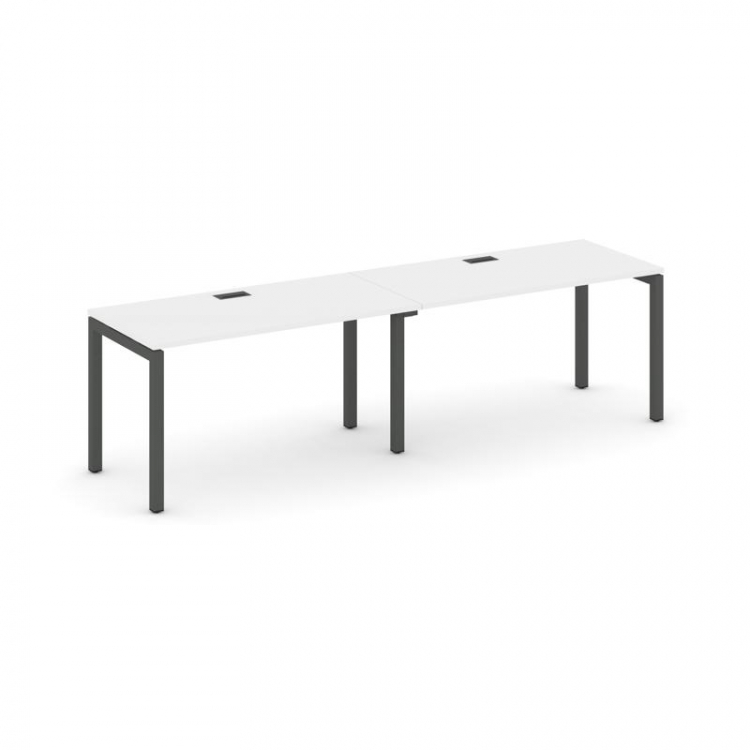 Style Project Рабочая станция 1 сторон. SN-5P.ORS-021 Белый/Металл Антрацит 1960*800*750