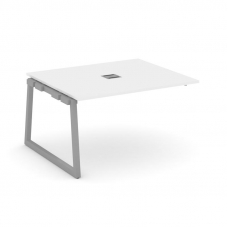 Style Project Проходной наб. элем. перег. стола SN-5T1.NSPRG-034 Белый/Металл Серый/Заглушка Металл