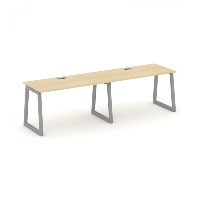 Стайл Проджект Рабочая станция 1 сторон. SN-5T1.ORS-023 Акация Лорка/Металл Серый/Заглушка Пластик С