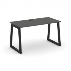 Style Project Стол письменный SN-5T1.SP-014 Антрацит/Металл Черный/Заглушка Пластик Черный 1580*700*