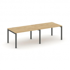 Style Project Стол переговорный SN-5P.SPRG-011.3 Тиквуд Светлый/Металл Антрацит 1960*980*750