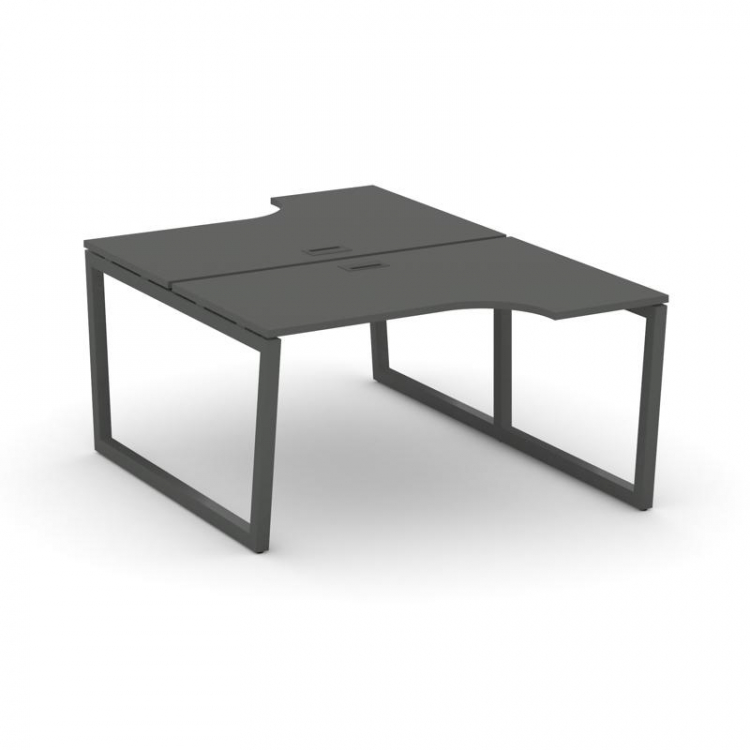 Style Project Рабочая станция эргоном. SN-5T2.DRPA-002 Антрацит/Металл Антрацит/Черный Пластик 1580*