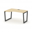 Style Project Стол рабочий эргоном. SN-5T2.SPA-012(L) Акация Лорка/Металл Антрацит/Заглушка Пластик