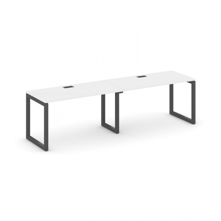 Style Project Рабочая станция 1 сторон. SN-5O.ORS-023 Белый/Металл Антрацит 2760*800*750