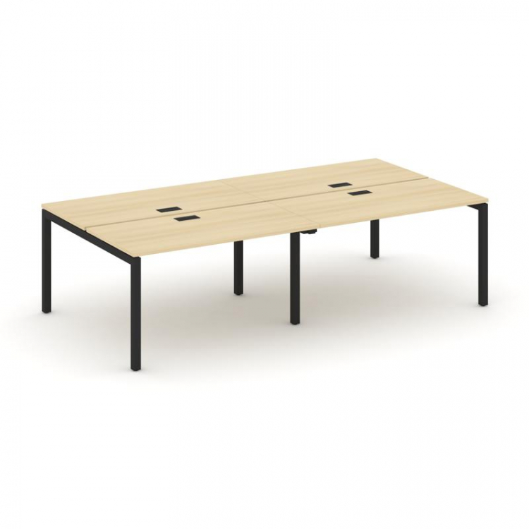 Style Project Рабочая станция 2-х сторон. SN-5P.DRS-041 Акация Лорка/Металл Черный 1960*1432*750