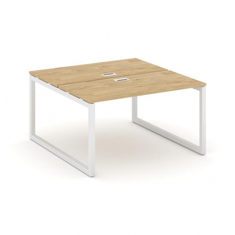 Style Project Рабочая станция 2-х сторон. SN-5O.DRS-011 Тиквуд Светлый/Металл Белый 980*1432*750
