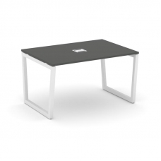 Style Project Стол переговорный SN-5T2.SPRG-001 Антрацит/Металл Белый/Заглушка Металл Белый 980*980*
