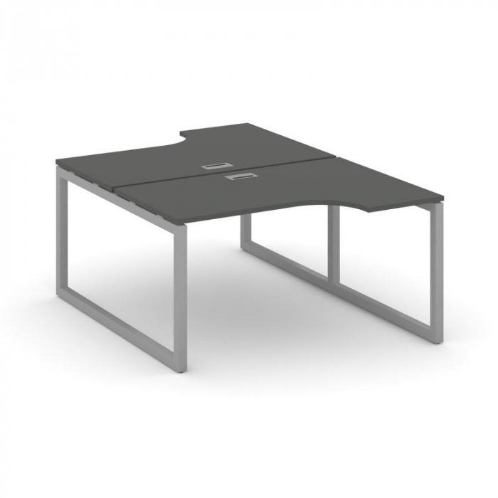 Style Project Рабочая станция эргоном. SN-5O.DRPA-002 Антрацит/Металл Серый 1580*1232/1992*750