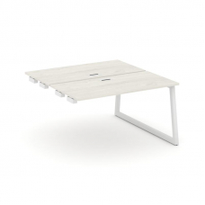 Style Project Стол-приставка к опор. элем. SN-5T1.DPRS-022 Дуб Наварра/Металл Белый/Заглушка Пластик
