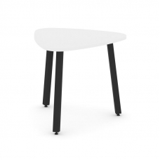 Style Project Стол переговорный SN-5.SPRG-70.3 Белый/Металл Черный 900*900*750