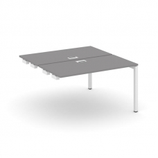 Стайл Проджект Стол приставка к опорным элементам SN-5P.DPRS-014 Серый Пепел/Металл Белый 1580*1432*