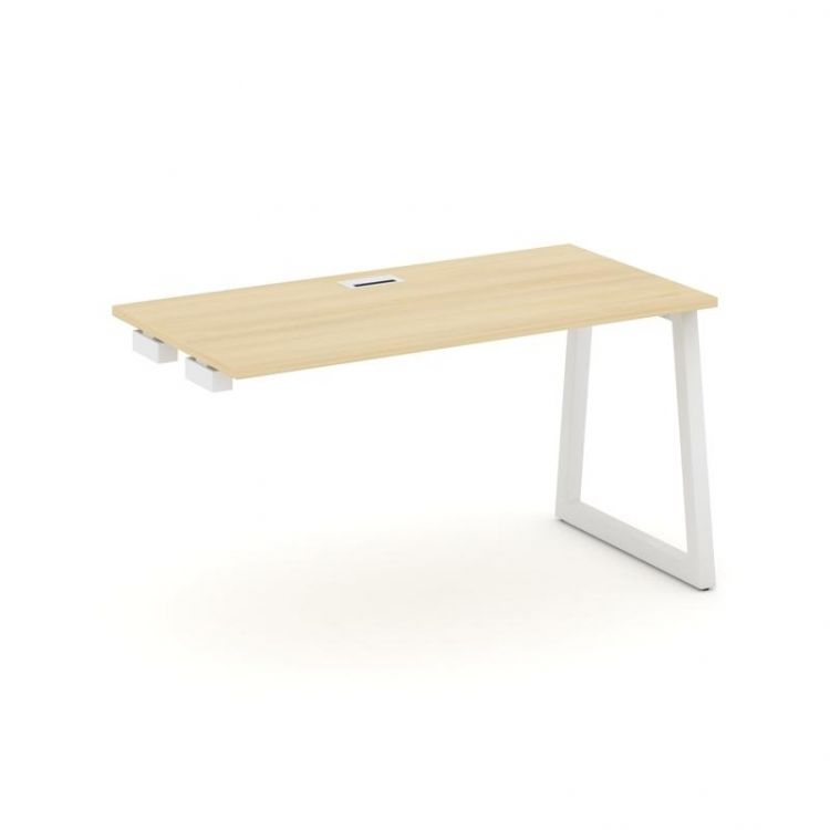 Style Project Стол-приставка к опор. элем. SN-5T1.OPRS-001 Акация Лорка/Металл Белый/Заглушка Пласти