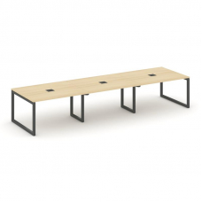 Стайл Проджект Стол переговорный SN-5O.SPRG-053 Акация Лорка/Металл Антрацит 4140*1180*750