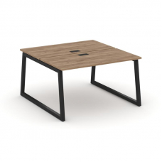 Style Project Рабочая станция 2-х сторон. SN-5T1.DRS-021 Дуб Табак/Металл Черный/Заглушка Пластик Че