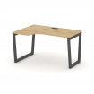 Style Project Стол рабочий эргоном. SN-5T2.SPA-012(L) Тиквуд Светлый/Металл Антрацит/Заглушка Пласти