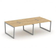 Style Project Рабочая станция 2-х сторон. SN-5T2.DRS-034 Тиквуд Светлый/Металл Серый/Заглушка Пласти