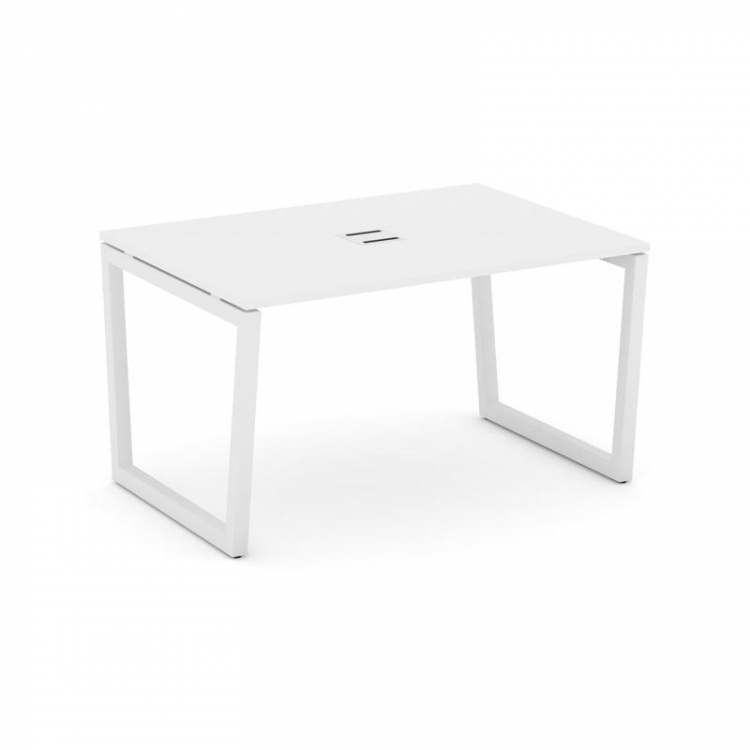 Style Project Стол переговорный SN-5T2.SPRG-004 Белый/Металл Белый/Заглушка Металл Белый 1580*980*75