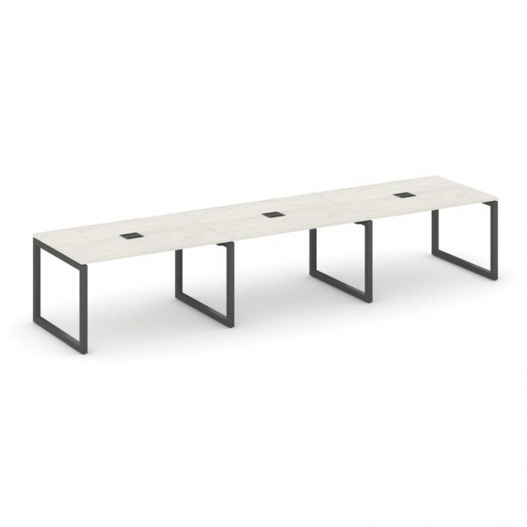 Style Project Стол переговорный SN-5O.SPRG-024 Дуб Наварра/Металл Антрацит 4740*980*750