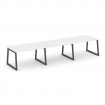 Style Project Стол переговорный SN-5T1.SPRG-021.3 Белый/Металл Антрацит 2940*980*750