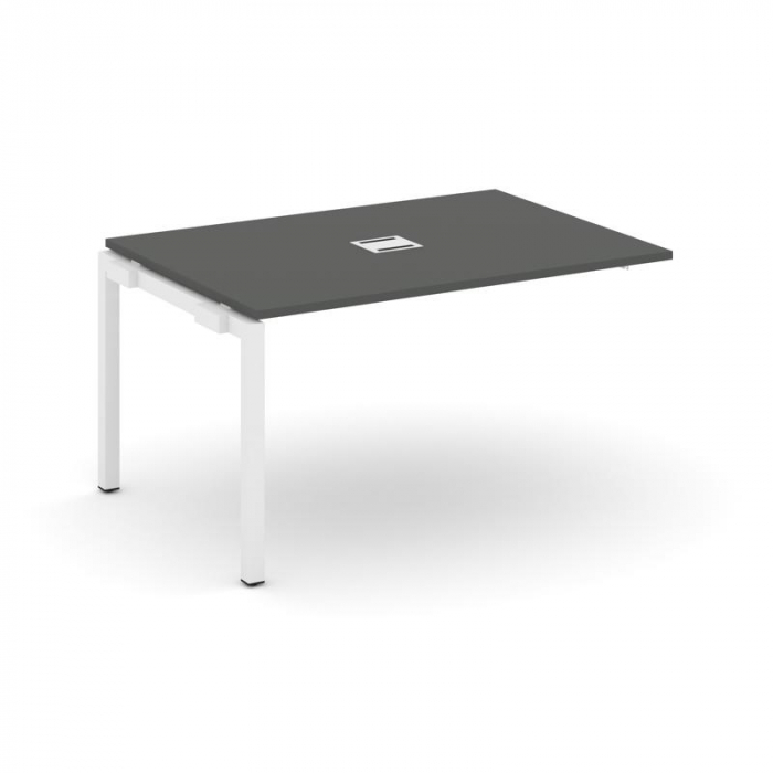 Стайл Проджект Проходной наб. элем. перег. стола SN-5P.NSPRG-003 Антрацит NEW/Металл Белый 1380*980*