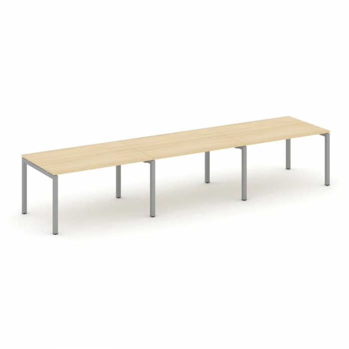 Style Project Стол переговорный SN-5P.SPRG-022.3 Акация Лорка/Металл Серый 3540*980*750