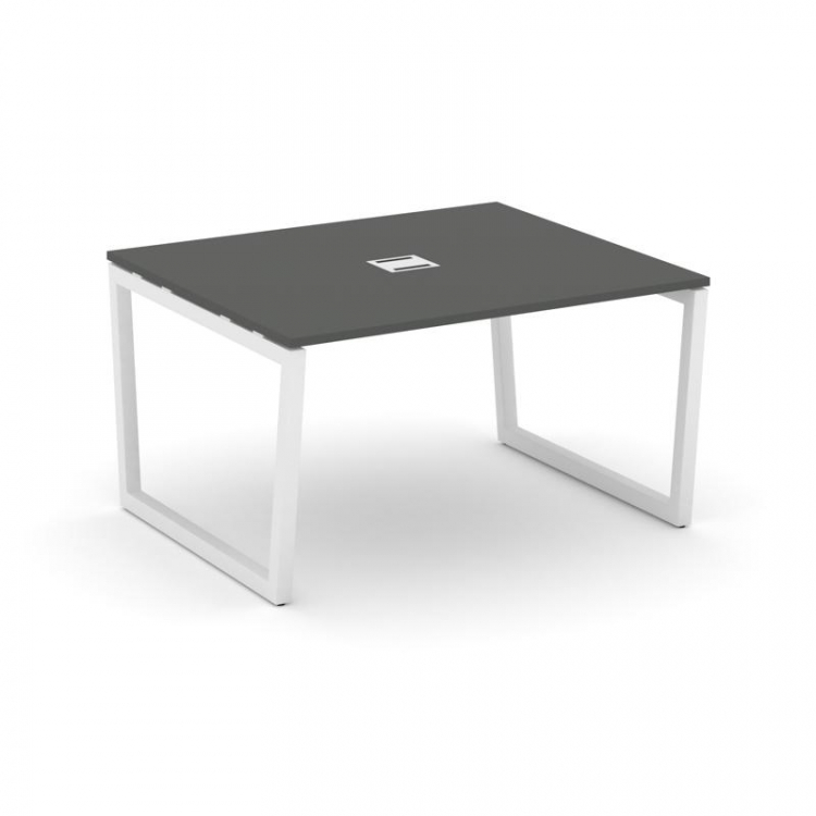 Style Project Стол переговорный SN-5T2.SPRG-032 Антрацит/Металл Белый/Заглушка Металл Белый 1180*118